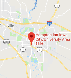 Google map to Iowa City Hampton