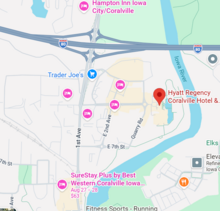 Map to hotel